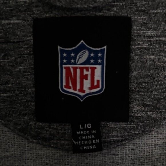 NFL Cincinnati Bengals L 1/4 Zip Pullover Sweatshirt Gray Wash Logo Cozy Pocket - Picture 8 of 8